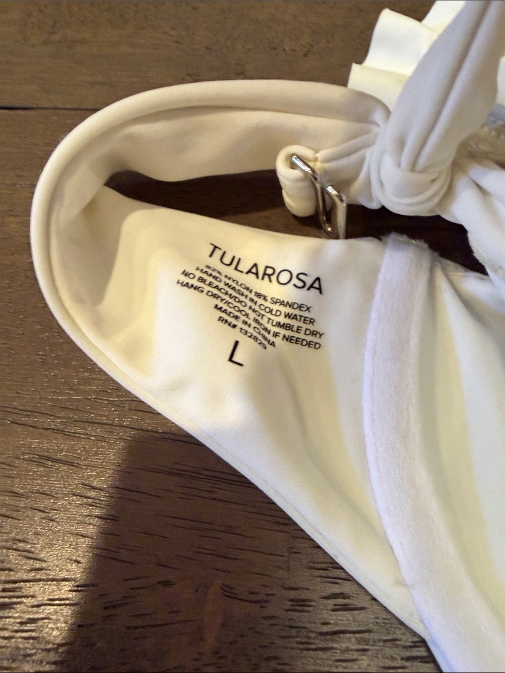 Tularosa White Ruffled Underwire Bikini Set - Picture 4 of 4